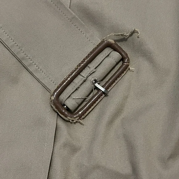 Vintage Burberrys Women's Trench Coat Made in England Nova Check Small - Picture 6 of 9